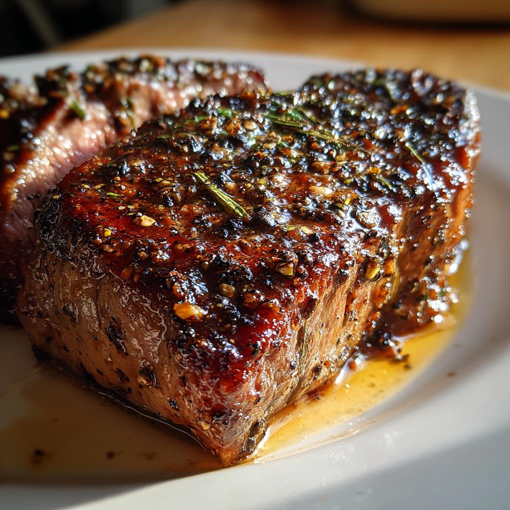 Steak mit Kaffeekruste