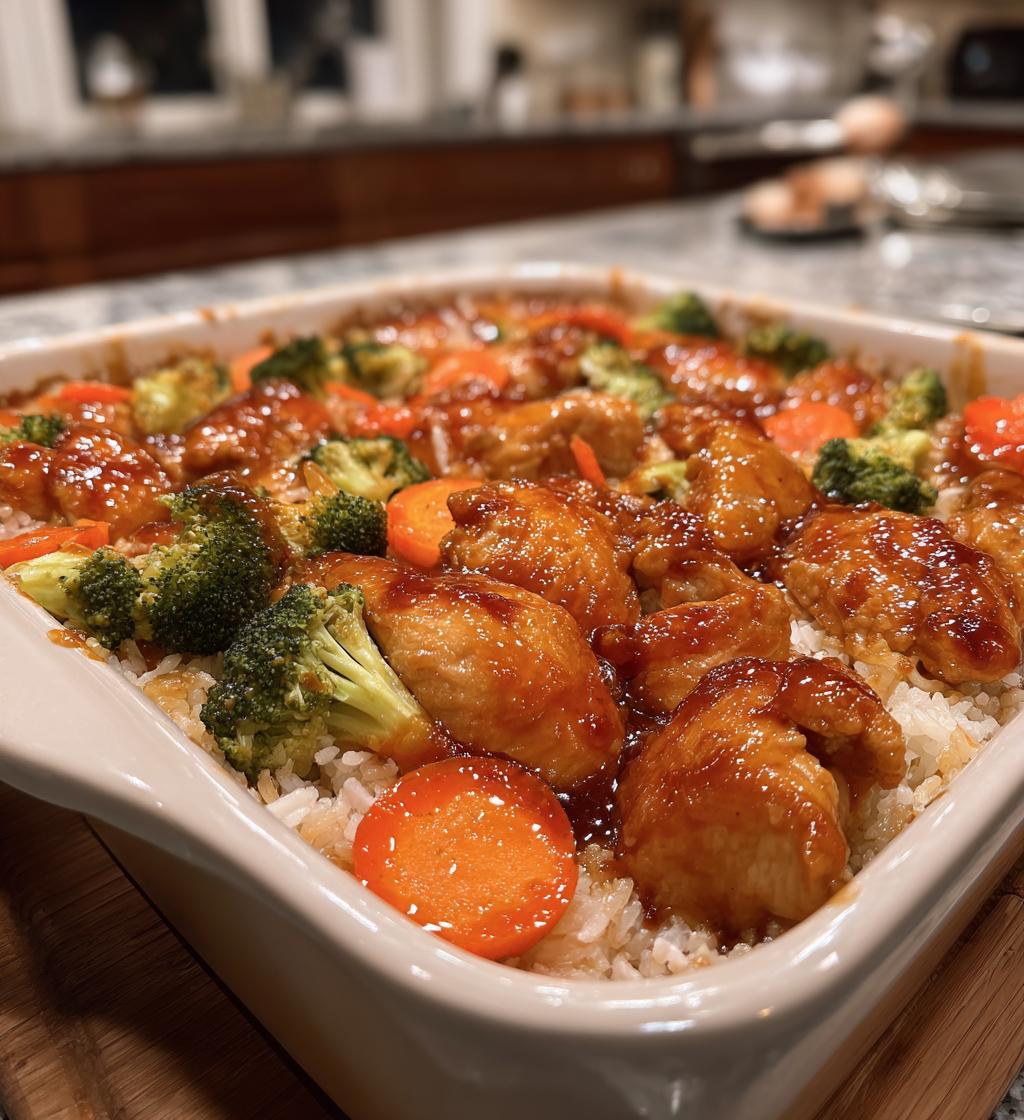 Teriyaki-Hühnchen-Auflauf - detail 1