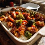 Teriyaki-Hühnchen-Auflauf