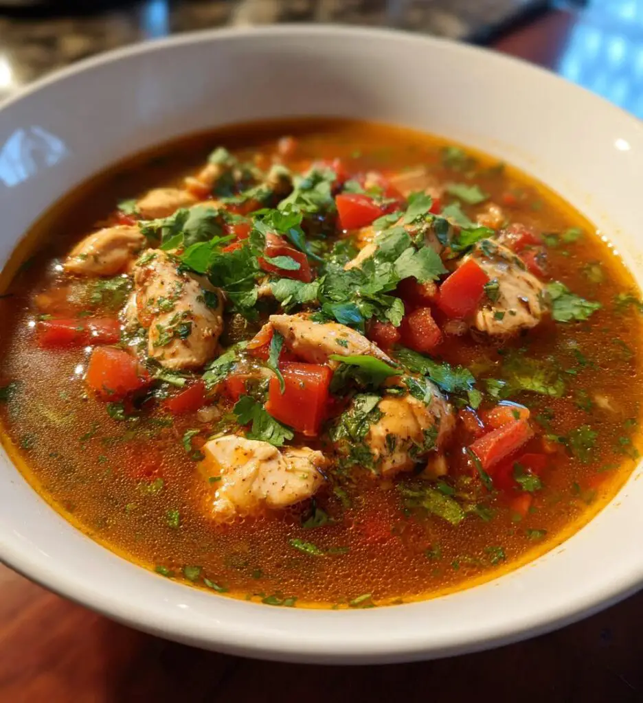 Tex-Mex Hühnersuppe