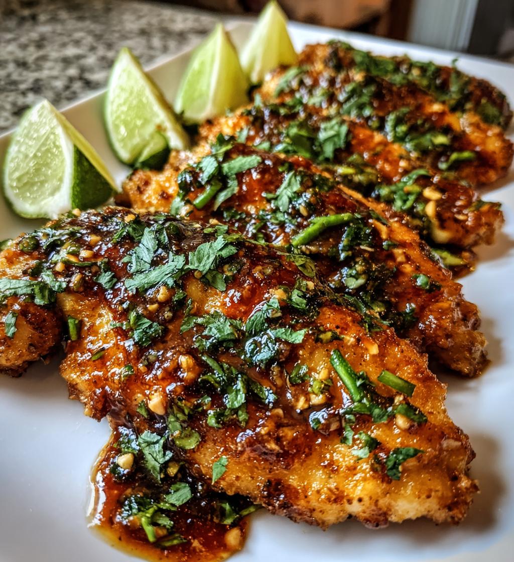 Thailändische Erdnuss-Hähnchenbrust aus der Heißluftfritteuse