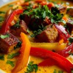 Thailändische Kokosnuss-Curry-Suppe
