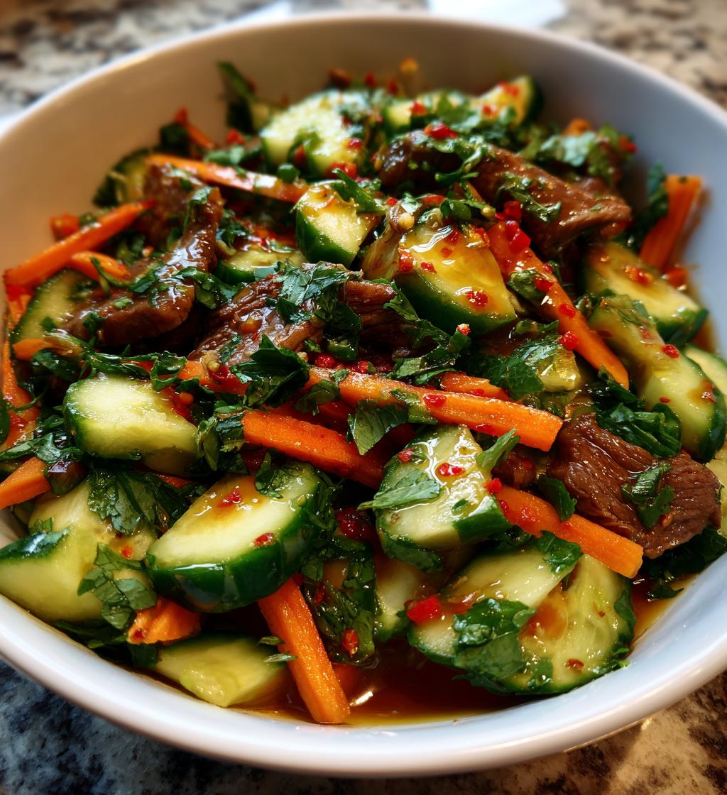 Thailändischer Rindfleischsalat