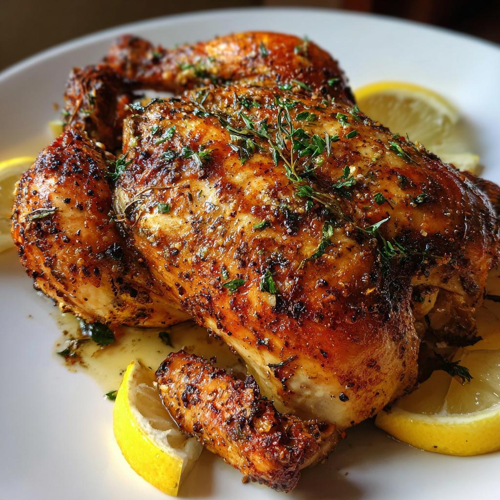 Wie man ein perfektes ganzes Hähnchen brät