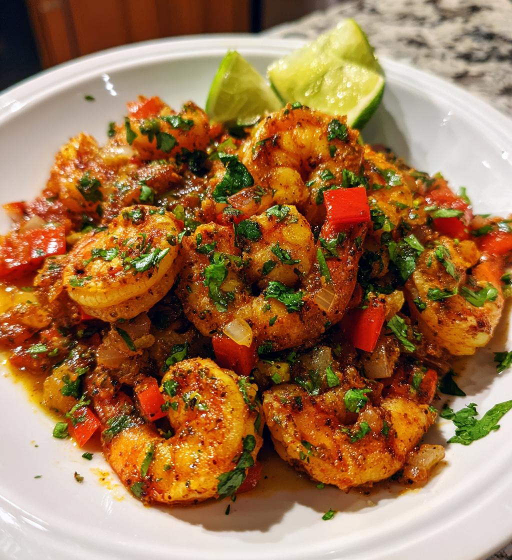 Würzige Cajun-Garnelenpfanne