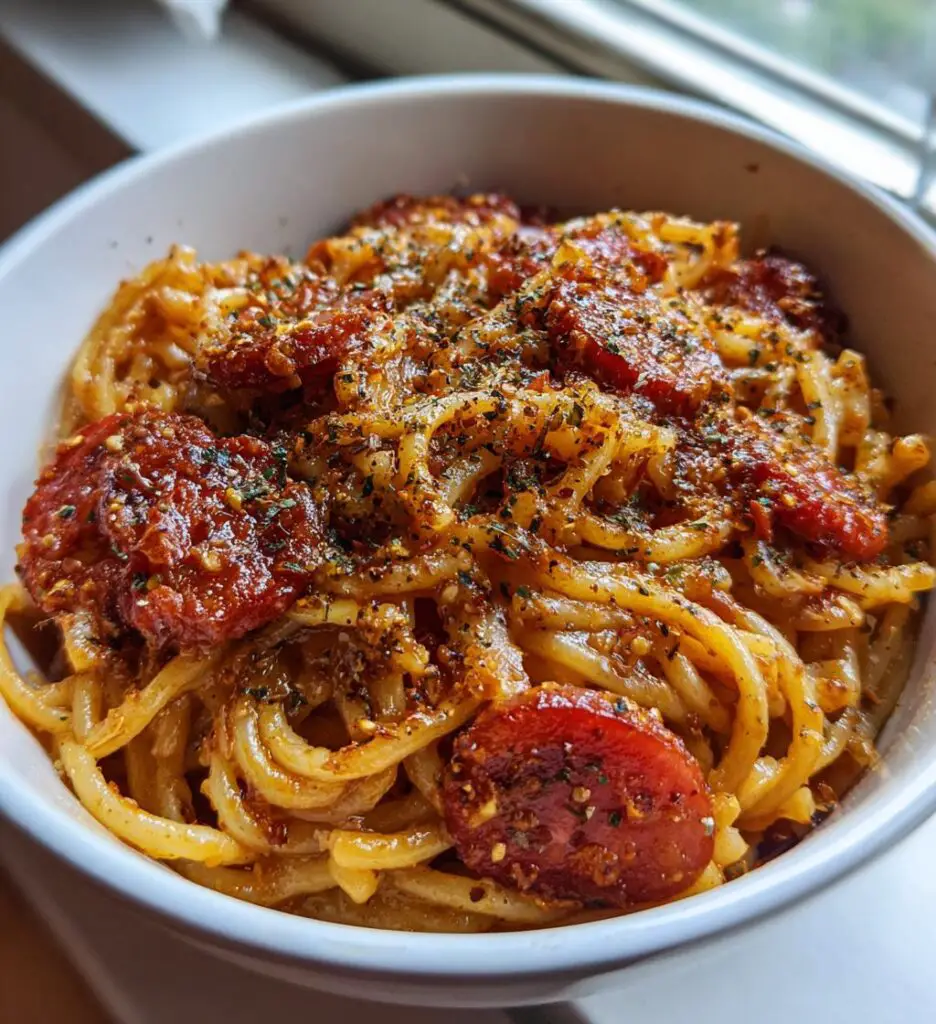 Würzige Wurst-Pasta