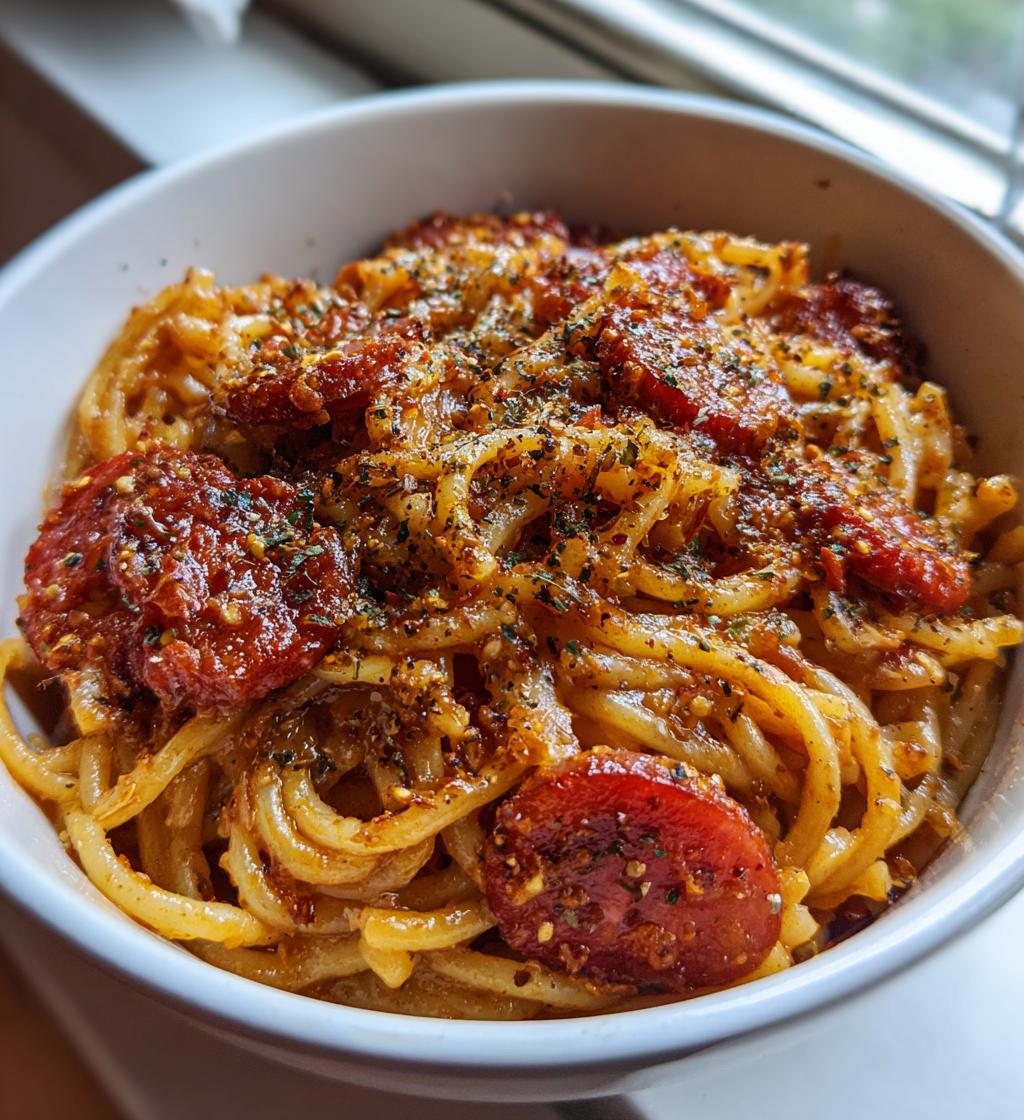 Würzige Wurst-Pasta