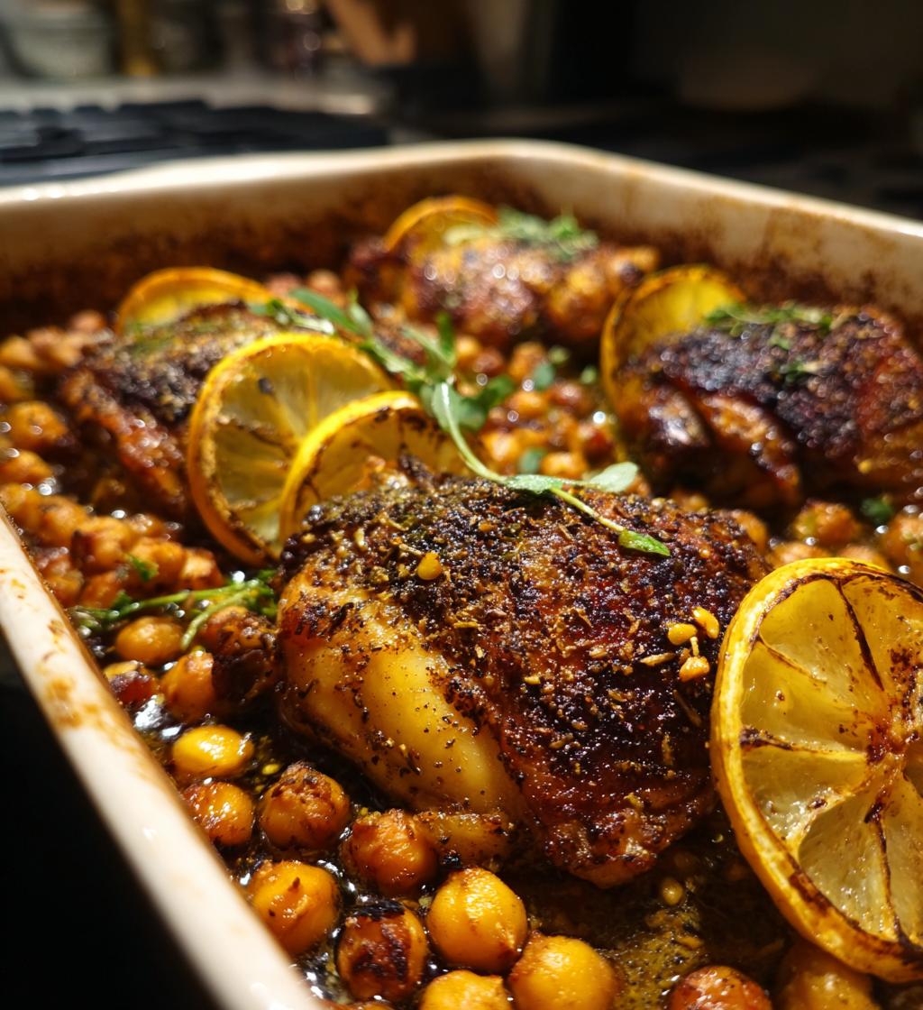 Za'atar-geröstetes Hähnchen mit Kichererbsen - detail 1