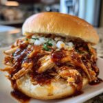 Zerrupftes Hähnchen Crockpot BBQ