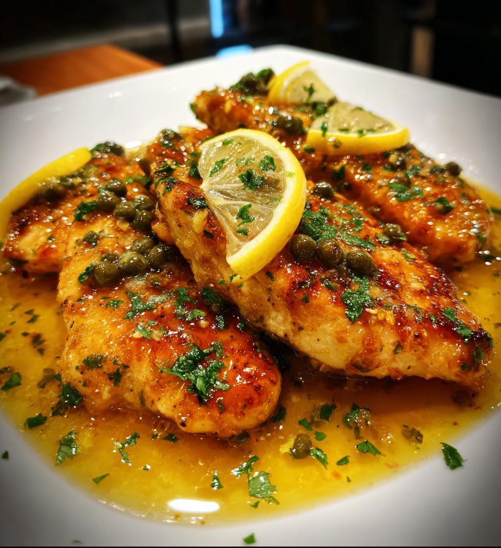 Zitronen-Piccata-Hähnchen