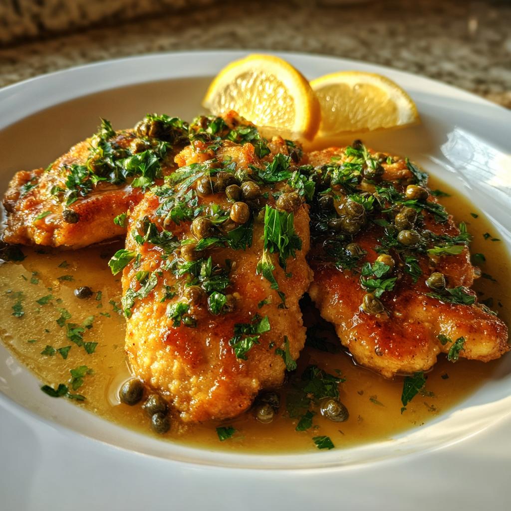 Zitronen-Piccata-Hähnchen