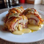 Überbackene Hähnchen-Röllchen