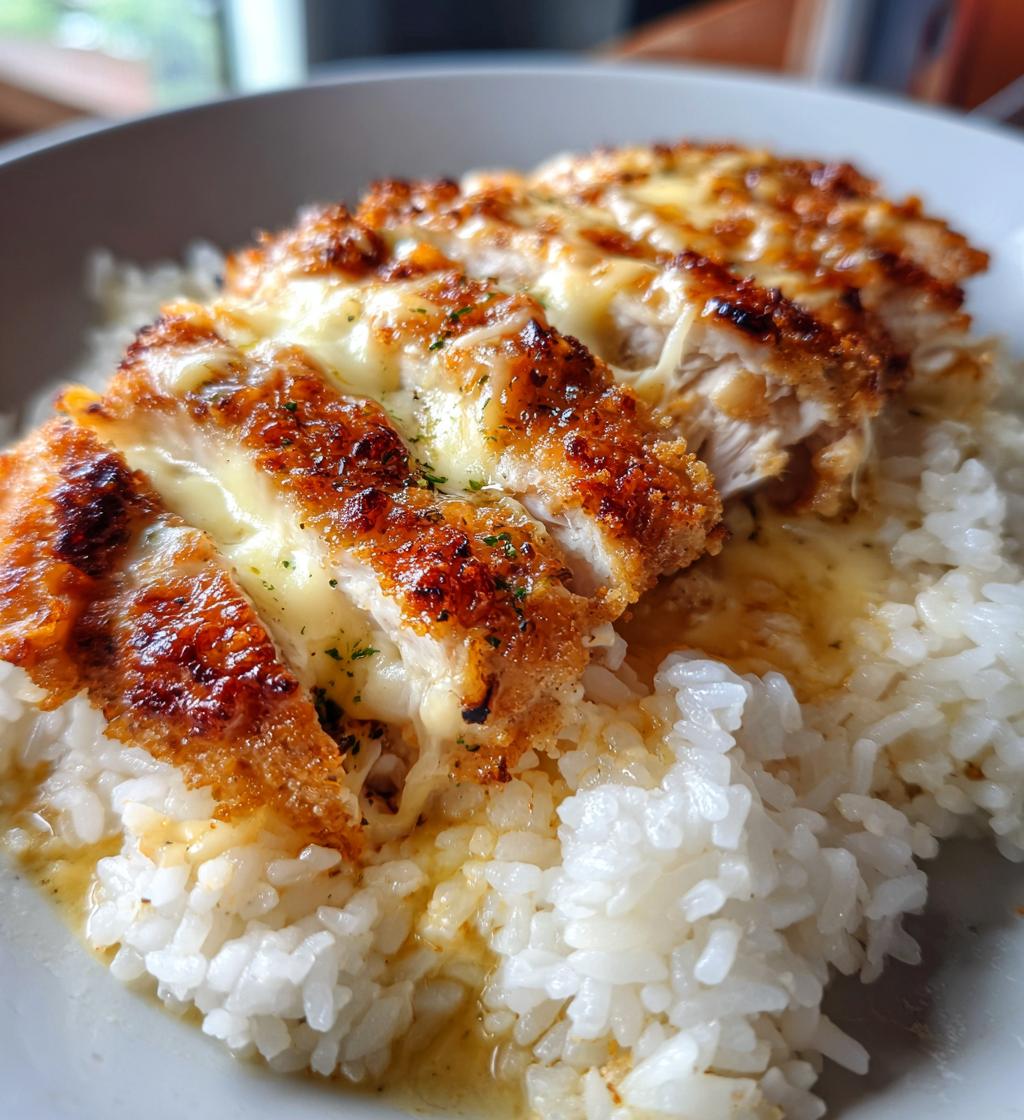 Überbackenes Hähnchen mit Reis - detail 1