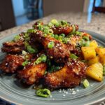 Ananas-Teriyaki-Hühnchenflügel