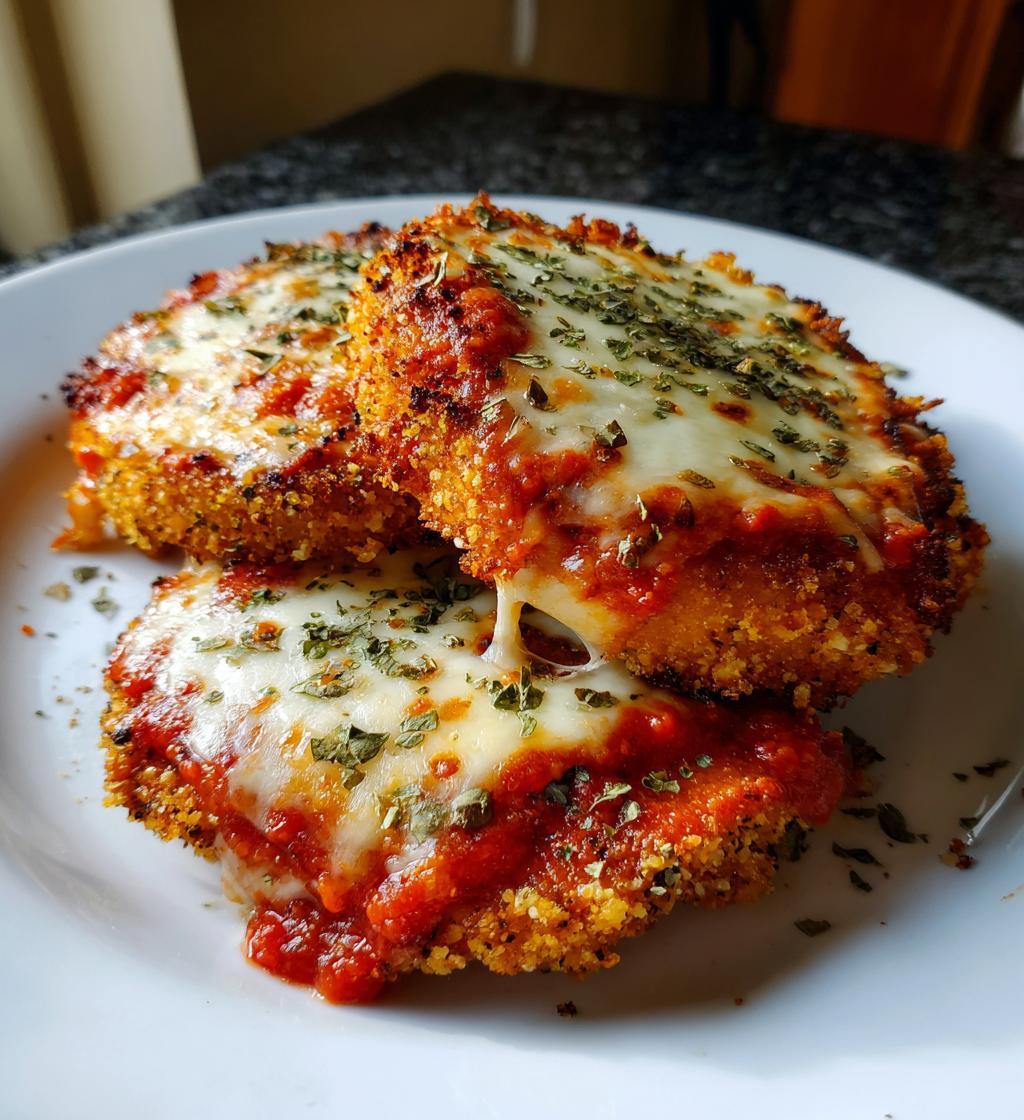 Auberginen-Parmesan aus der Heißluftfritteuse - detail 1