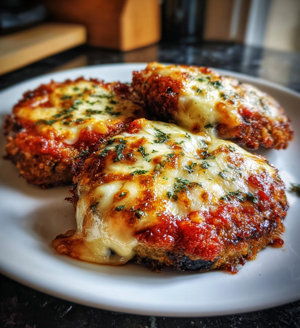 Auberginen-Parmesan aus der Heißluftfritteuse