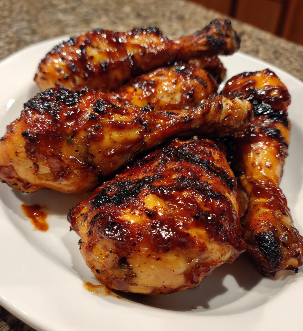 Barbecue-Hühnchen aus der Heißluftfritteuse