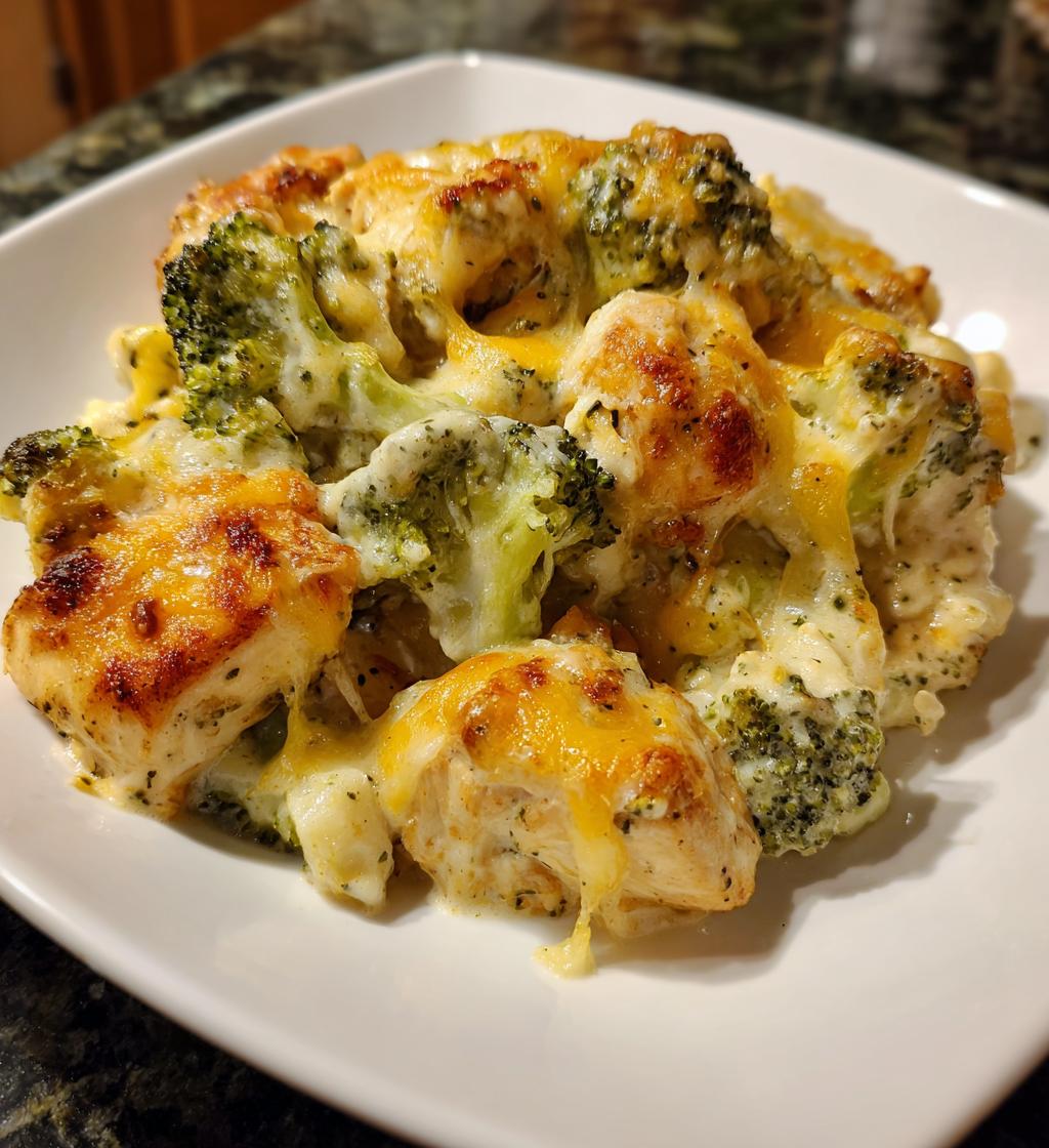 Brokkoli-Hühnchen-Auflauf (Keto)