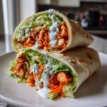 Buffalo Chicken Salatwickel