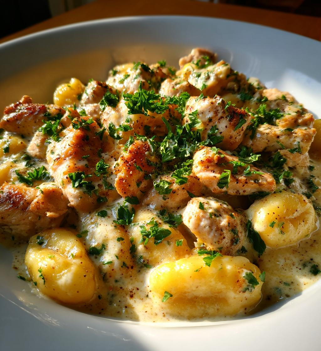 Cremige Hähnchen-Gnocchi-Pfanne - detail 1