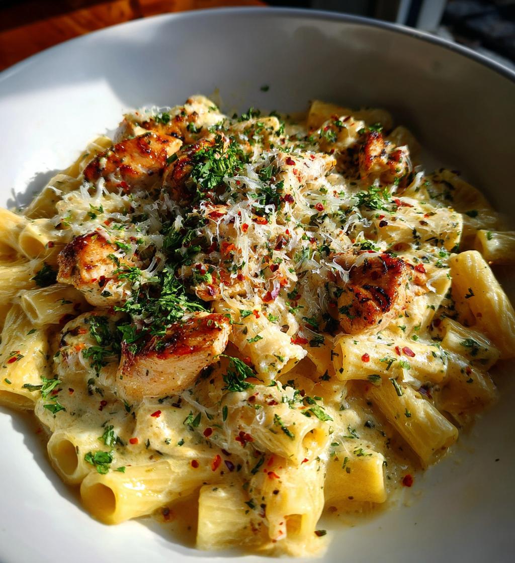 Cremige Hähnchen-Pasta