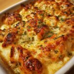 Cremiger Hähnchenauflauf