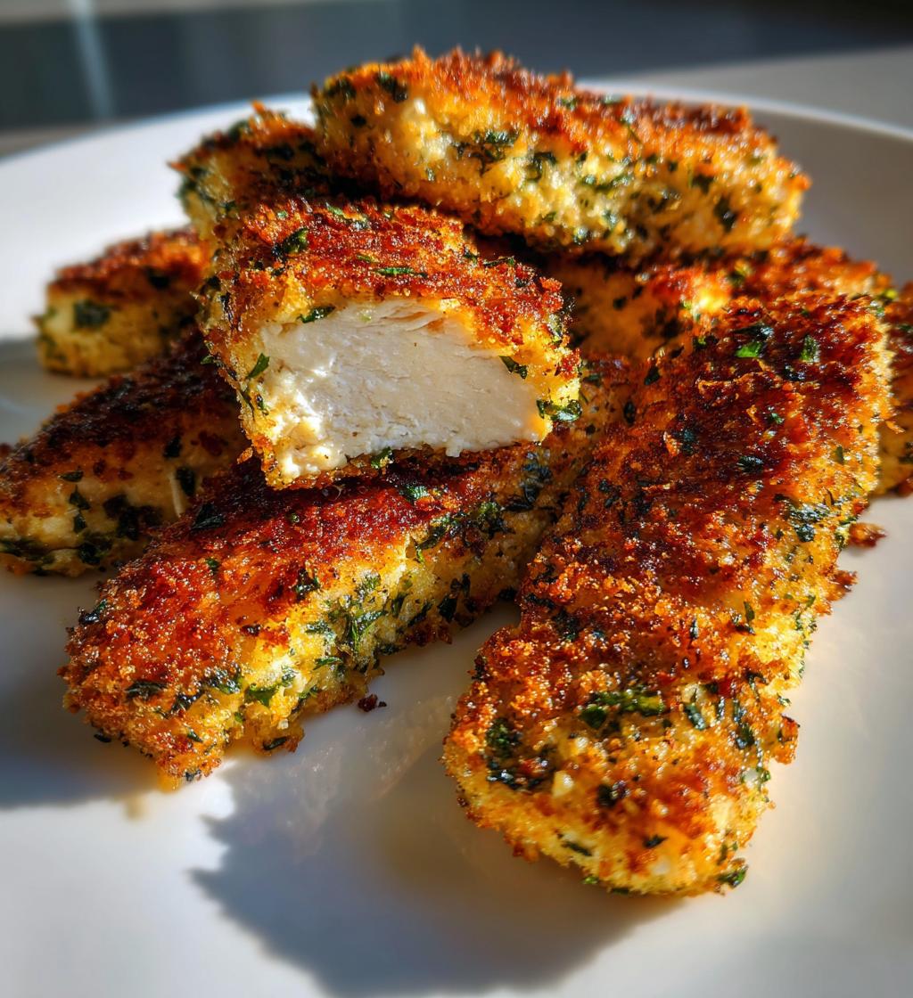 Crispy Herb-Crusted Chicken Tenderloins - detail 1