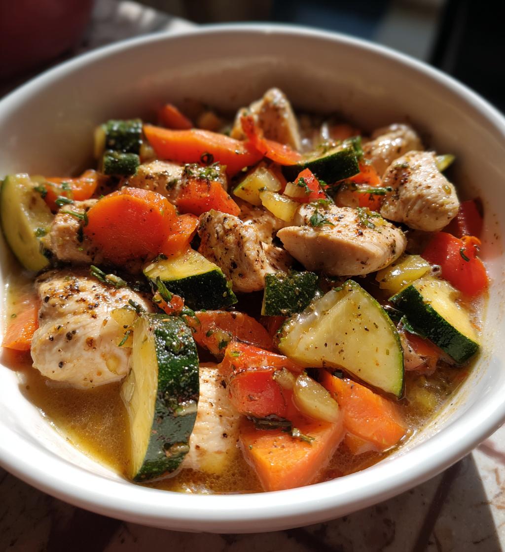Crock Pot Hähnchen mit Gemüse - detail 1