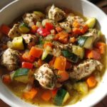 Crock Pot Hähnchen mit Gemüse