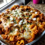 Crockpot Hähnchen Enchilada Pasta