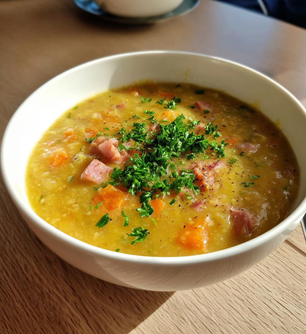 Erbsensuppe mit Schinken - detail 1