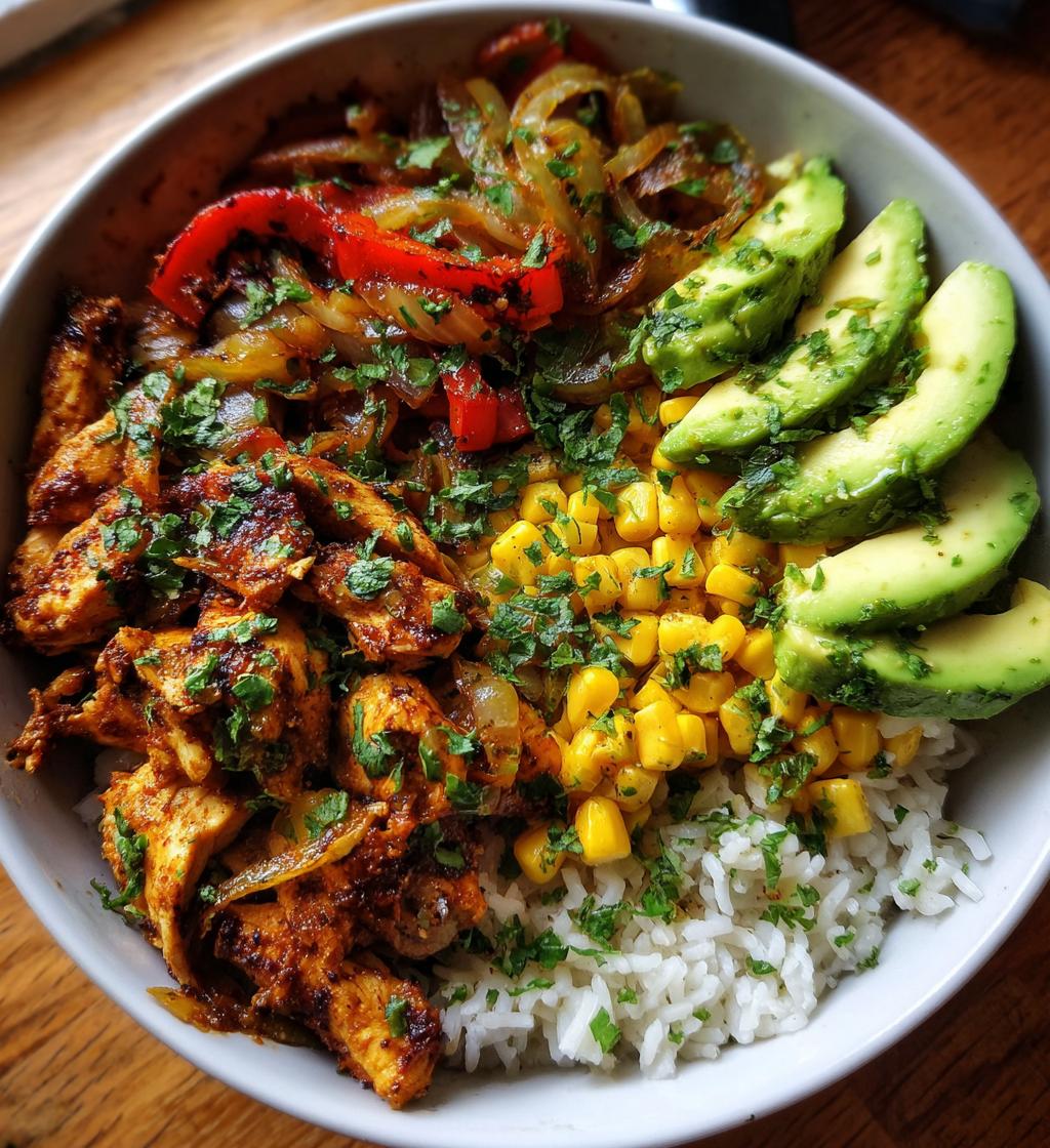 Fajitas Chicken Bowl - detail 1