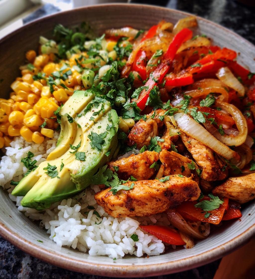 Fajitas Chicken Bowl