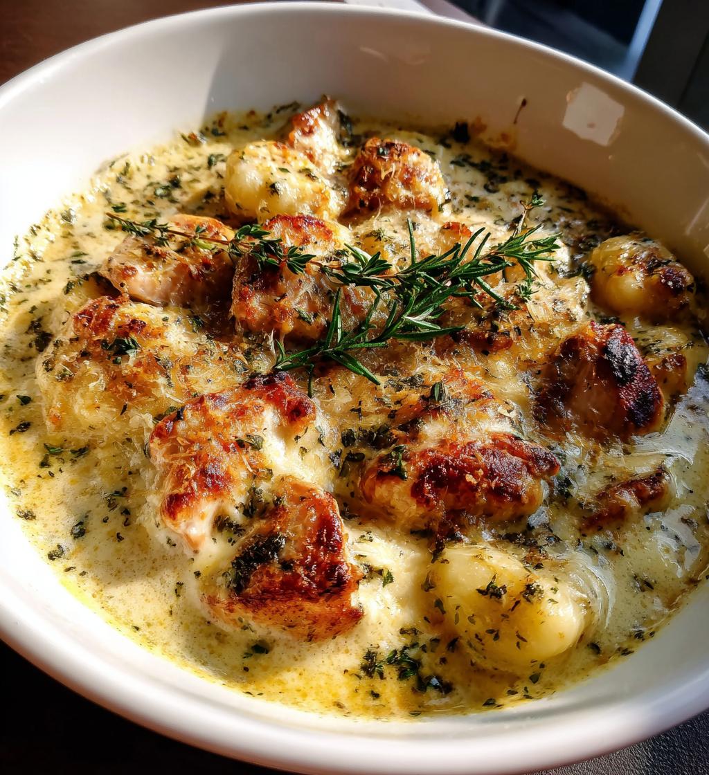 Gebackene Hühner-Gnocchi-Suppe - detail 1