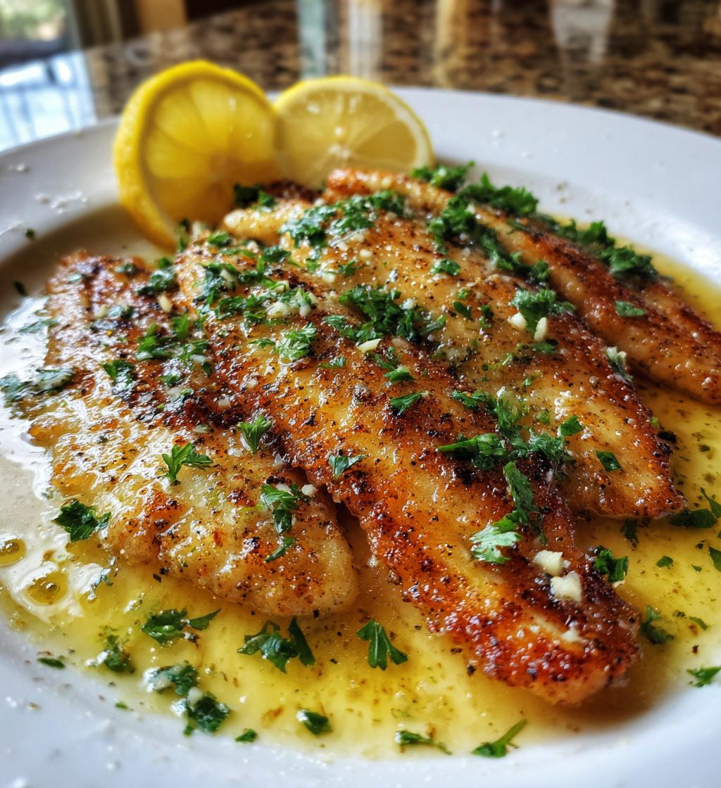 Gebratener Zitronenbutter-Tilapia - detail 1