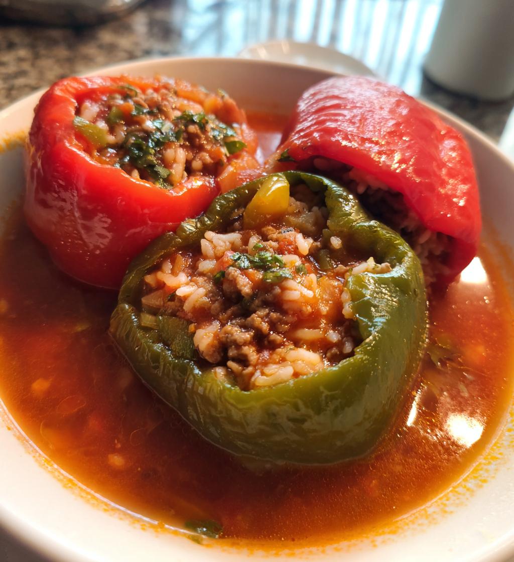 Gefüllte Paprika Suppe