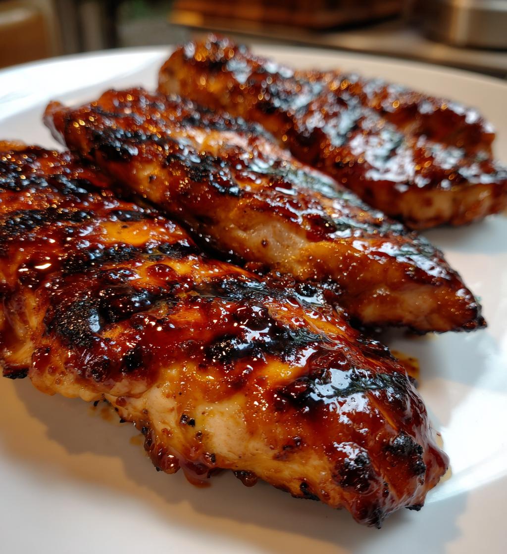 Gegrilltes BBQ-Hühnchen
