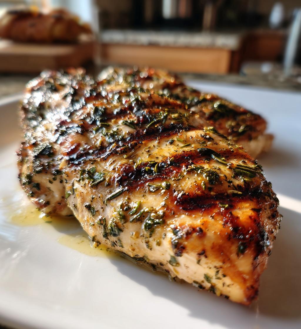 Gegrilltes Zitronen-Kräuter-Hühnchen