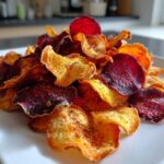 Gemüsechips (Rote Beete, Süßkartoffel)