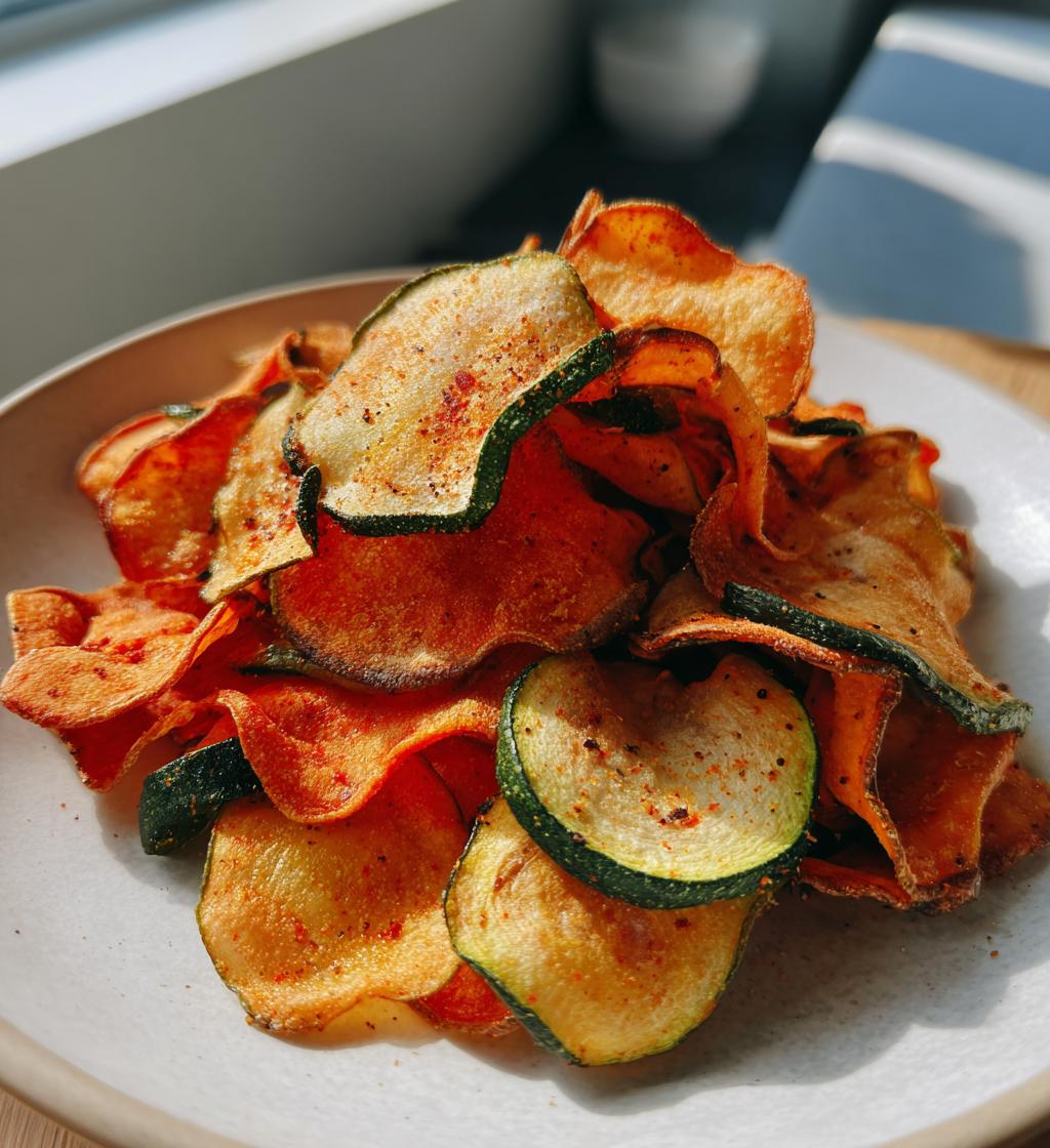 Gemüsechips aus der Luftfritteuse - detail 1