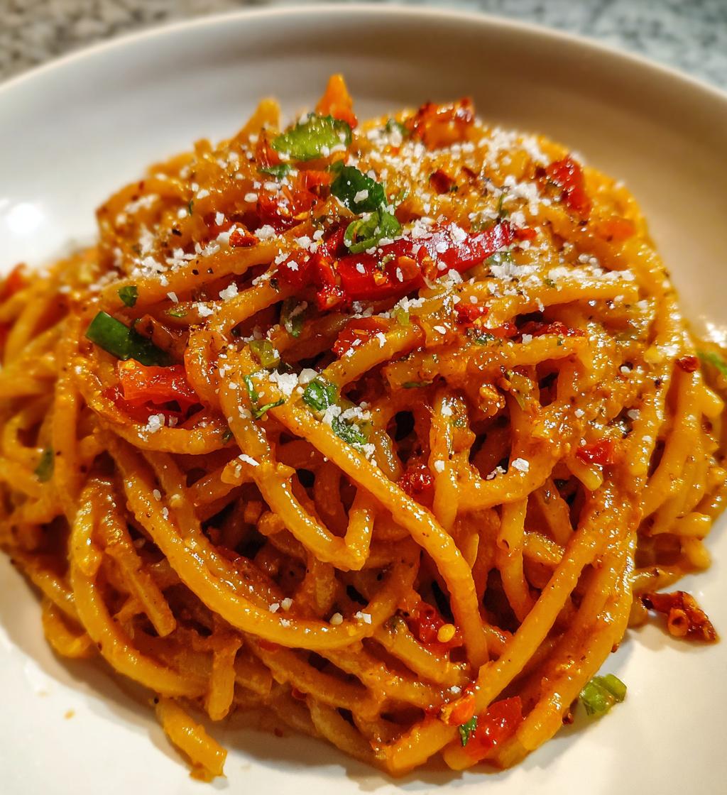 Geröstete Paprika-Pasta - detail 1