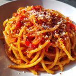 Geröstete Paprika-Pasta