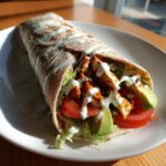 Gesunde Hähnchen-Wraps