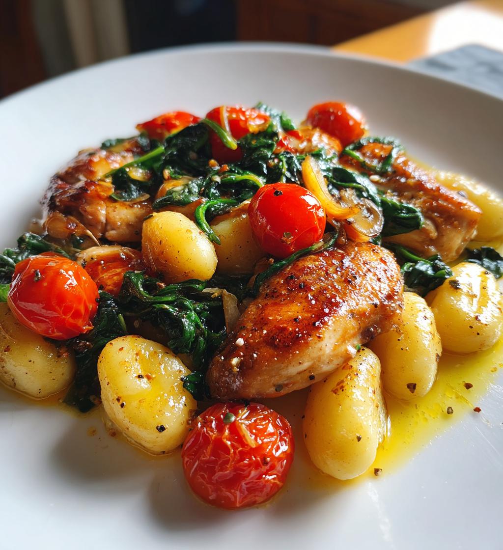 Gesundes Hähnchen mit Gnocchi - detail 1