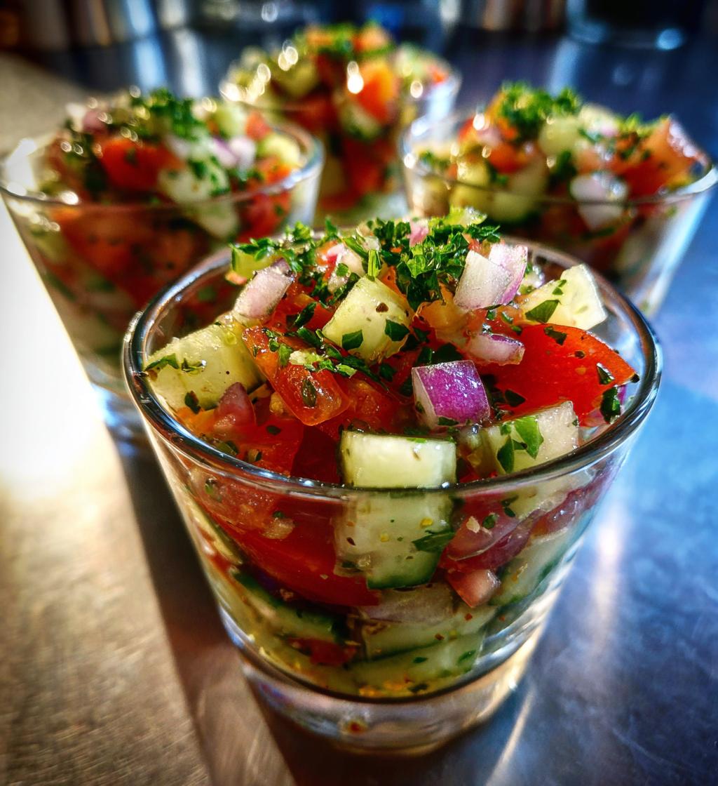 Gurken- und Tomatensalatbecher - detail 1