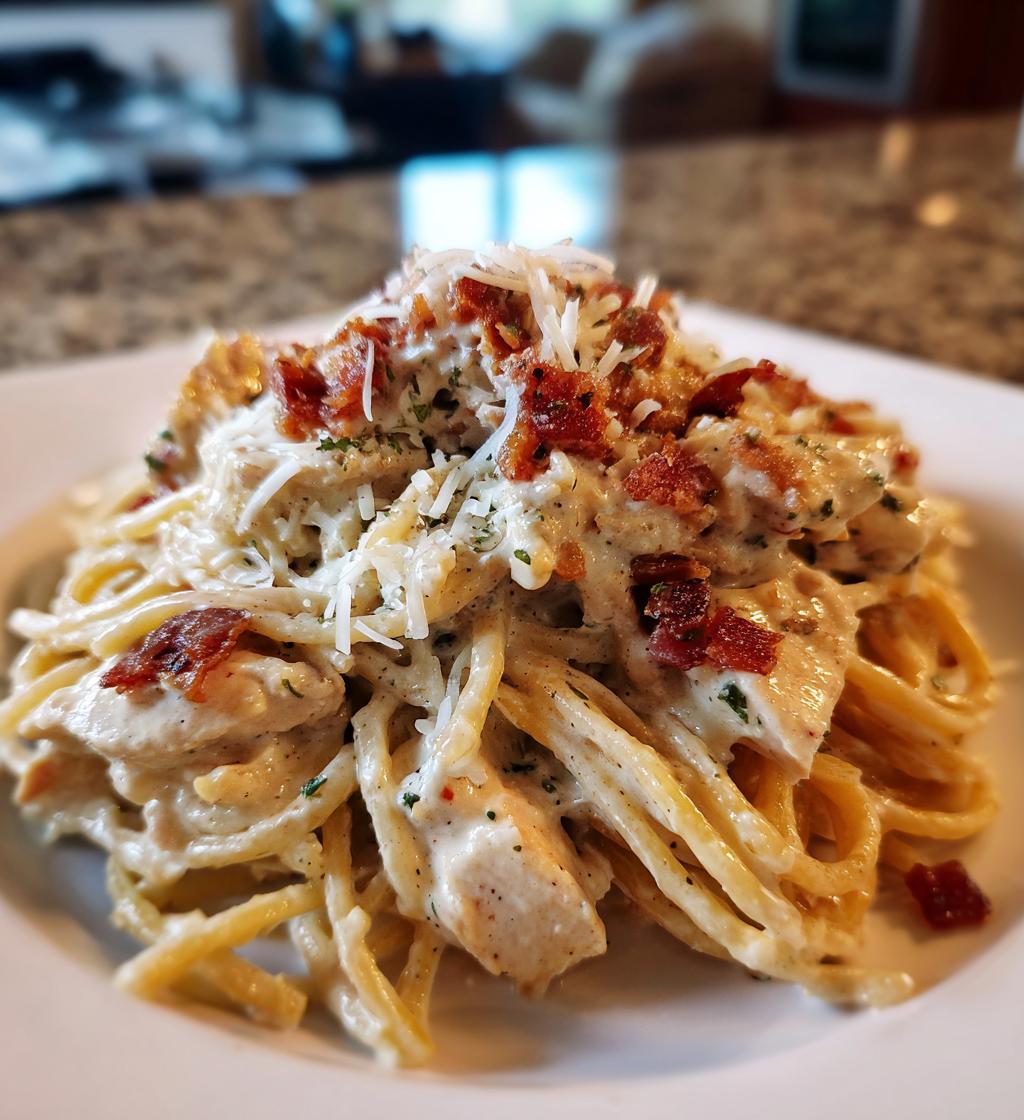 Hühnchen-Bacon-Ranch-Pasta - detail 1