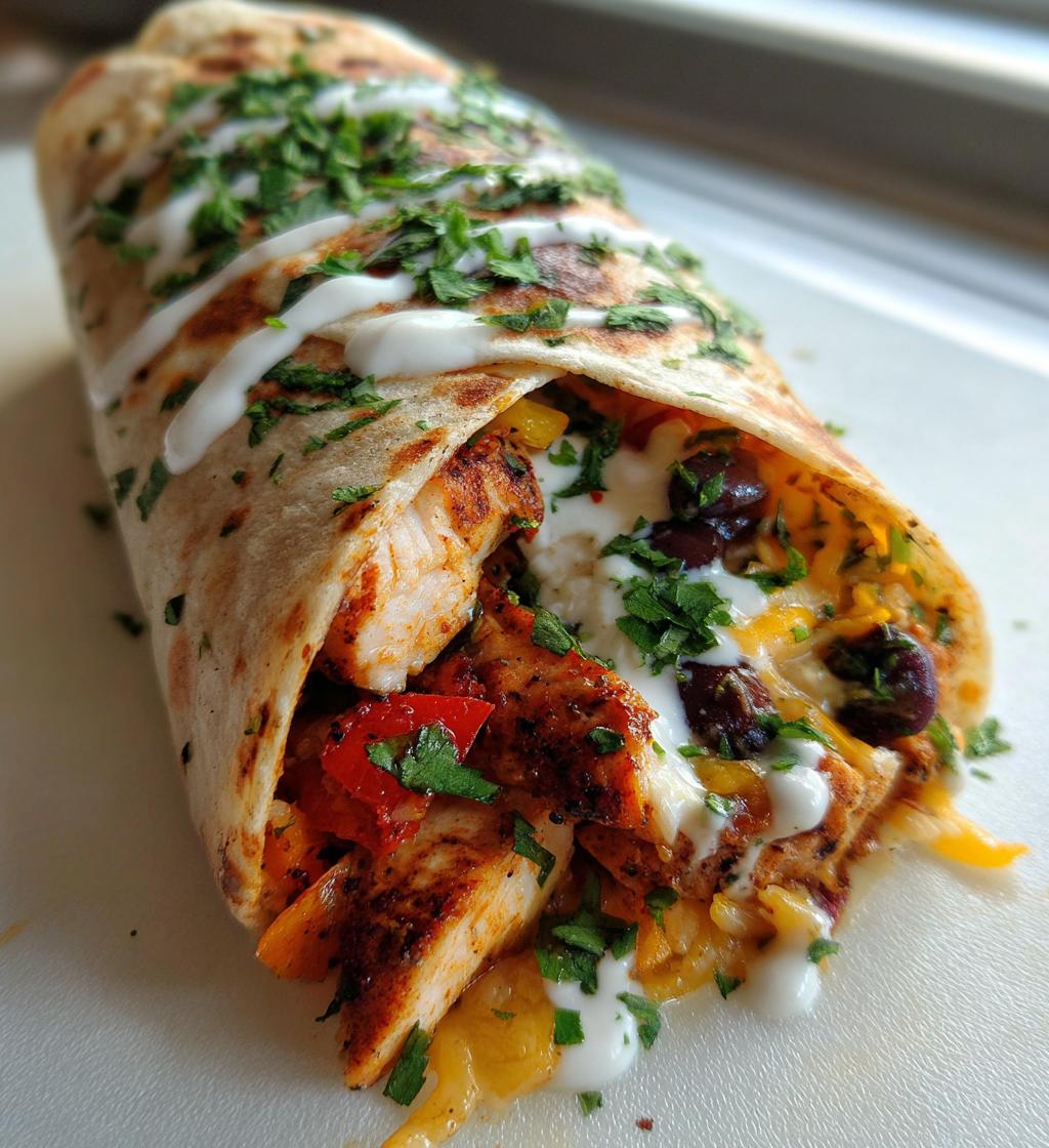 Hühnchen-Burrito