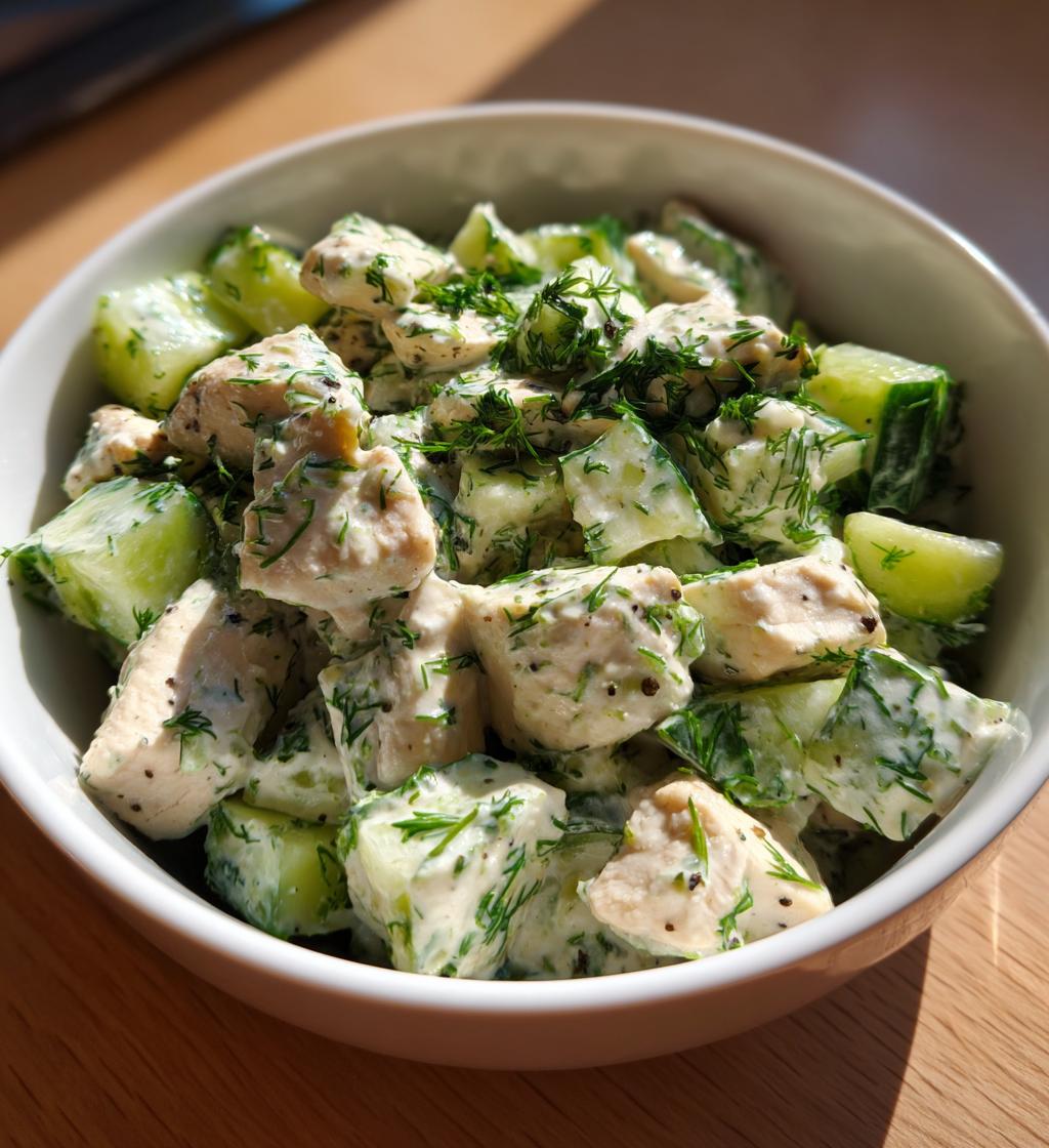 Hähnchen-Dill-Salat