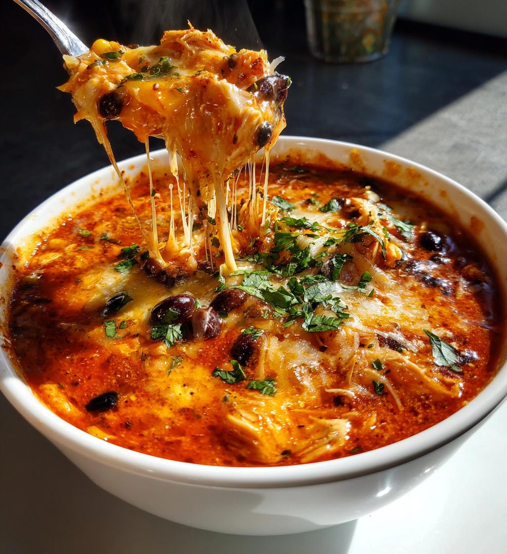 Hähnchen-Enchilada-Suppe - detail 1