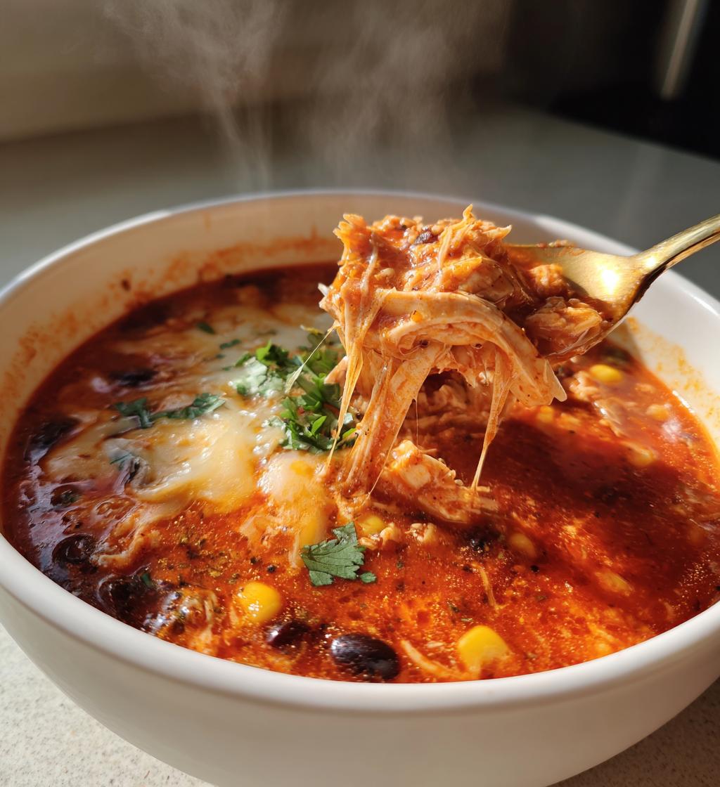 Hähnchen-Enchilada-Suppe